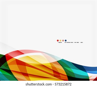 Vector silk wave background. Vector template background for workflow layout, diagram, number options or web design