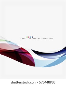 Vector silk wave background. Vector template background for workflow layout, diagram, number options or web design