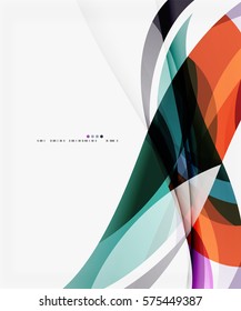 Vector silk wave background. Vector template background for workflow layout, diagram, number options or web design