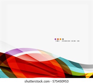 Vector silk wave background. Vector template background for workflow layout, diagram, number options or web design