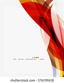 Vector silk wave background. Vector template background for workflow layout, diagram, number options or web design