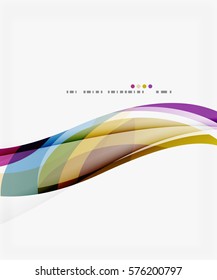 Vector silk wave background. Vector template background for workflow layout, diagram, number options or web design