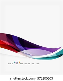 Vector silk wave background. Vector template background for workflow layout, diagram, number options or web design