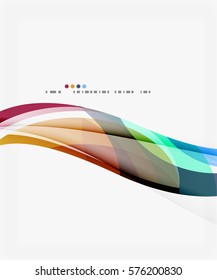 Vector silk wave background. Vector template background for workflow layout, diagram, number options or web design