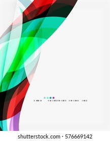 Vector silk wave background. Vector template background for workflow layout, diagram, number options or web design