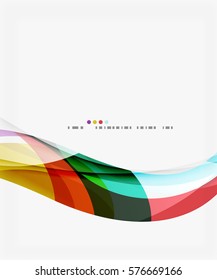 Vector silk wave background. Vector template background for workflow layout, diagram, number options or web design