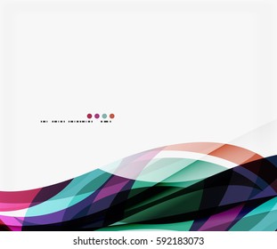 Vector silk wave background. Vector template background for workflow layout, diagram, number options or web design