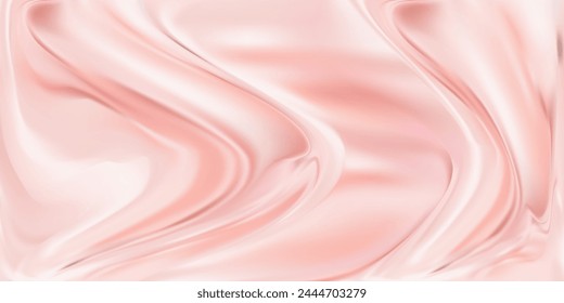 Vector de fondo rosa sedoso con un patrón de onda