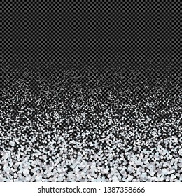vector silver color particles sparks shiny dust effect confetti texture art luxury magic rich artistic abstract liner gradient dark background 

