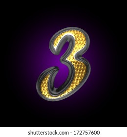 vector silver figure with gold
