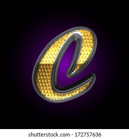 vector silver figure with gold