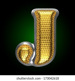 vector silver figure with gold