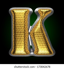 vector silver figure with gold