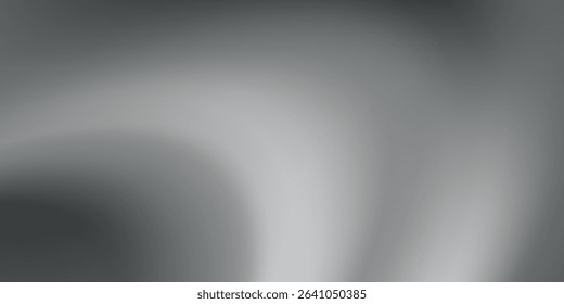 Vector silver foil background with metal mirror texture. Chrome gradient surface art abstact modern background