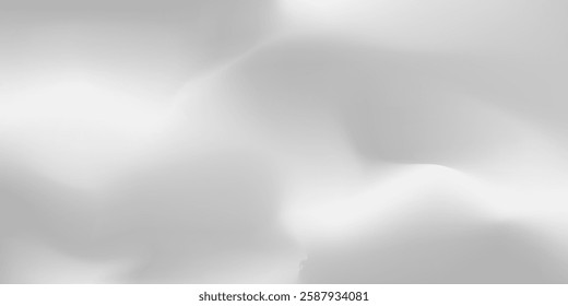 Vector silver foil with metal mirror texture. Chrome gradient surface with light gloss background abstract simple art