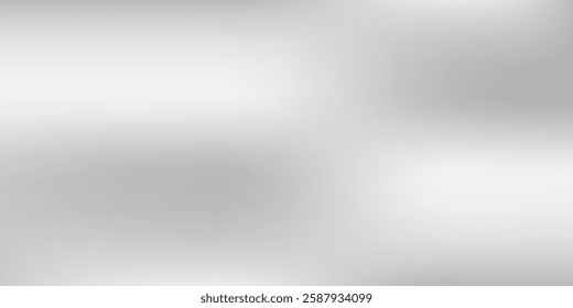 Vector silver foil with metal mirror texture. Chrome gradient surface with light gloss background