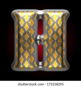 vector silver and golden figure