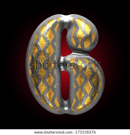 vector silver and golden figure