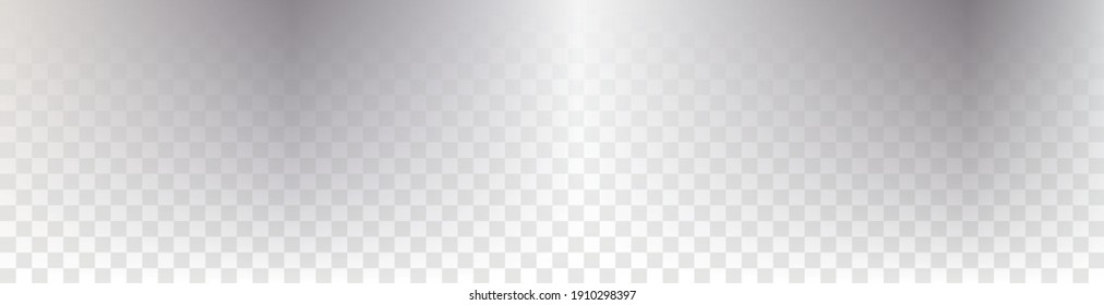 Vector Silver Gradient Bacground On Transparent Background	
