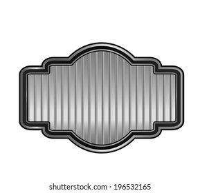 Vector Silver Labels. Easy to edit. Perfect for your works, Perfect quality works.