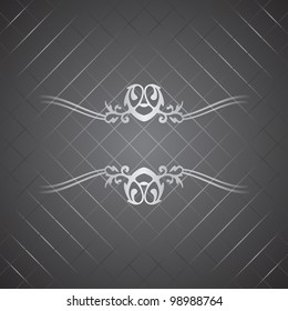 Vector silver luxury background