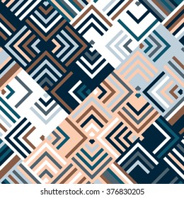 Vector silver pattern. Geometric color background