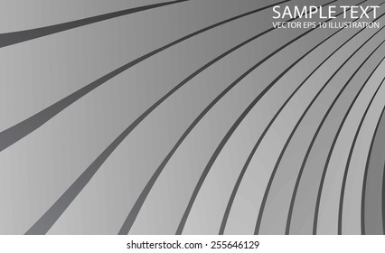 Vector silver slide background abstract template - Silver vector slide background abstract design illustration