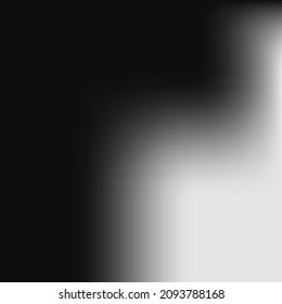 Vector Silver Watercolor Liquid Gradient Backdrop. Black Metallic Aluminium Grey Blurry Wallpaper. Dark Minimal Smooth Monochrome Smooth Surface. Trendy Empty Digital Vector Gradient Mesh.