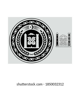 vector simbol style art label