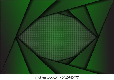 vector of simple abstract background template with modern design, green and black colors. Eps 10.