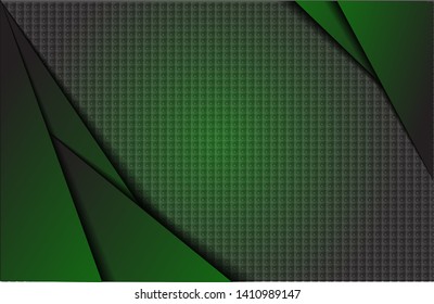 vector of simple abstract background template with modern design, green and black colors. Eps 10.