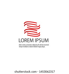 Vector of simple abstract logo template. Beauty and elegant with modern design. Luxury logo for your company. Can be used for important events. Eps 10.