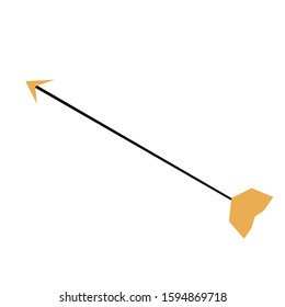 vector simple arrow design style
