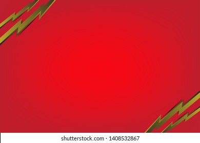 vector of simple background with modern design in gold and red colors. Eps 10.