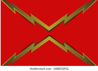 vector of simple background with modern design in gold and red colors. Eps 10.