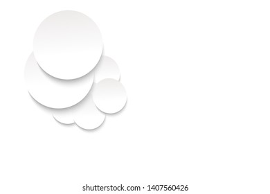 vector of simple background with shape round in white colors. Eps 10.