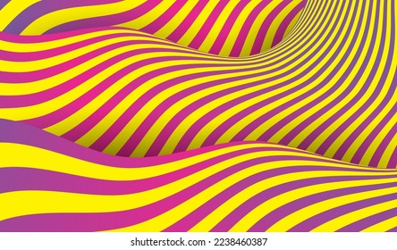 Vector simple background. Spiral stripes in pop art style