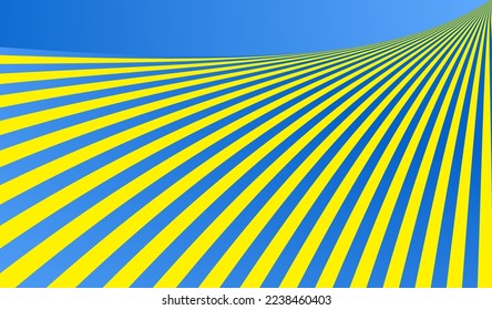 Vector simple background. Spiral stripes in pop art style
