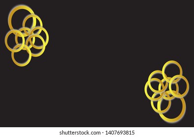 vector of simple background template with abstract motif and modern design in gold colors. Eps 10.