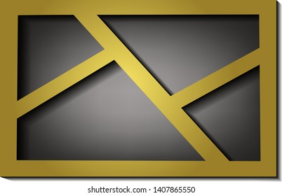 vector of simple background template with abstract motif and modern design, 3d view. Eps 10.