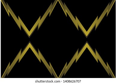 vector of simple background template with modern design in gold and black colors. Eps 10.