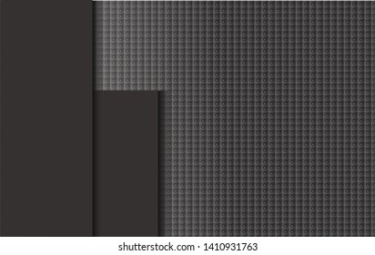 vector of simple background template with modern design, gray and black colors. Eps 10.
