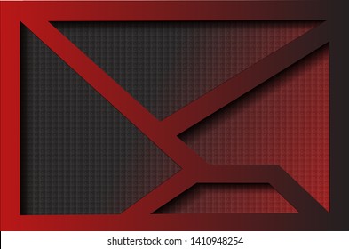 vector of simple background template with modern design,red and black colors. Eps 10.
