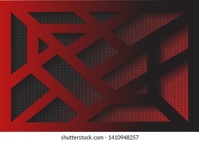 vector of simple background template with modern design,red and black colors. Eps 10.
