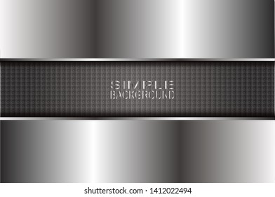 vector of simple background template with modern design, gray, silver colors. Eps 10.