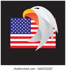 vector of simple bird head symbols