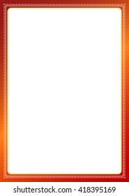 Vector simple black ornamental decorative frame