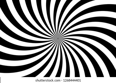 Vector Simple Black White Background Spiral Stock Vector (Royalty Free ...