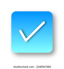 vector of simple check icon