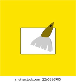 Logo für den einfachen Reinigungsdienst von Vektorgrafiken 